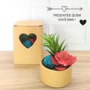 Ver mais imagens de Arranjo de Suculenta Artificial em Vaso Redondo