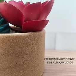Arranjo de Suculenta Artificial em Vaso Redondo - 9