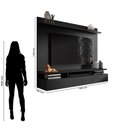 Ver imagem 4 de Painel para TV até 55 Polegadas 162cmx134cm Noruega Preto