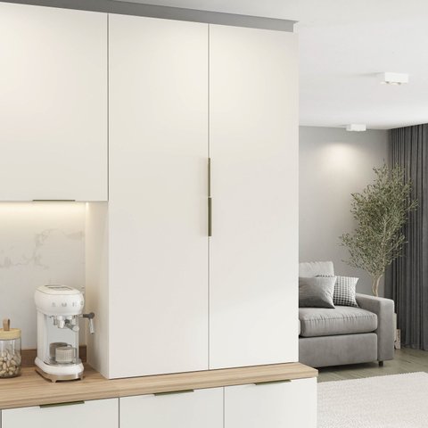 Armário Aéreo 2 Portas Ipanema CabeCasa MadeiraOriginals Branco