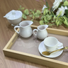 Kit 2 Mini Jarrinha Leiteiras de Porcelana Branca para Molhos e Recheios 90ml + 190ml - Lyor - 7