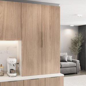 Armário Aéreo 2 Portas 80x135cm Puxador 150mm Ipanema CabeCasa MadeiraOriginals