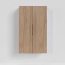 Ver imagem 5 de Armário Aéreo Planejado 2 Portas 80x135cm Puxador 150mm Ipanema CabeCasa MadeiraOriginals Marrom/Acácia/Branco