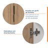 Armário Aéreo 2 Portas 80x135cm Puxador 150mm Ipanema CabeCasa MadeiraOriginals - 5