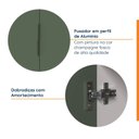 Ver imagem 7 de Armário Aéreo 2 Portas 80x135cm Puxador 150mm Ipanema CabeCasa MadeiraOriginals