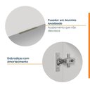 Ver imagem 6 de Armário Aéreo Planejado 3 Portas Ipanema CabeCasa MadeiraOriginals