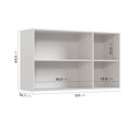 Ver imagem 3 de Armário Aéreo Planejado 3 Portas 120cm Puxador 150mm Ipanema CabeCasa MadeiraOriginals