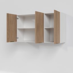 Armário Aéreo 3 Portas 120cm Puxador 150mm Ipanema CabeCasa MadeiraMadeira - 10