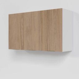 Armário Aéreo 3 Portas 120cm Puxador 150mm Ipanema CabeCasa MadeiraMadeira - 9