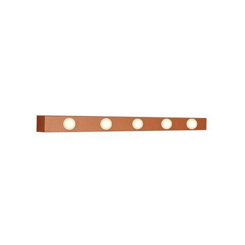 LUMINÁRIA PAREDE ARANDELA CAMARIM MAKE 05 LAMP COBRE - 1502/5 CB