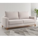 Ver imagem 1 de Sofá Living 3 Lugares 1,8m Linho Lívia