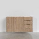 Ver mais imagens de Balcão Pia 120cm Sem Tampo Sem Rodapé Puxador 150mm Ipanema CabeCasa MadeiraOriginals