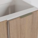 Ver mais imagens de Balcão Planejado 2 Portas 80cm sem Tampo sem Rodapé Puxador 150mm Ipanema CabeCasa MadeiraOriginals