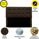 Ver imagem 6 de Cabeceira Cama Box Estofada Queen 160 Cm Bianca Suede Marrom
