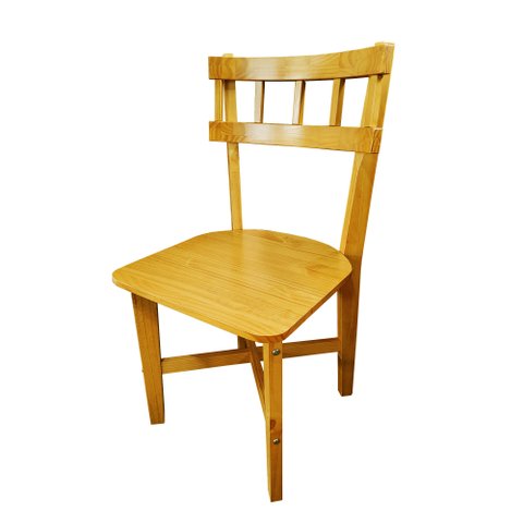 Cadeira de Jantar Madeira Maciça Cozinha Encosto Anatômico
