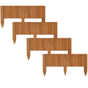 Ver imagem 5 de Kit 2 Metros Cerca de Madeira Contenção Limitador Divisor Stain Mogno