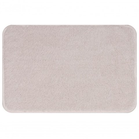 Tapete de Microfibra Soft Color Marfim 60x40cm - Uzoo Tapete Microfibra Soft Color 60x40cm Marfim