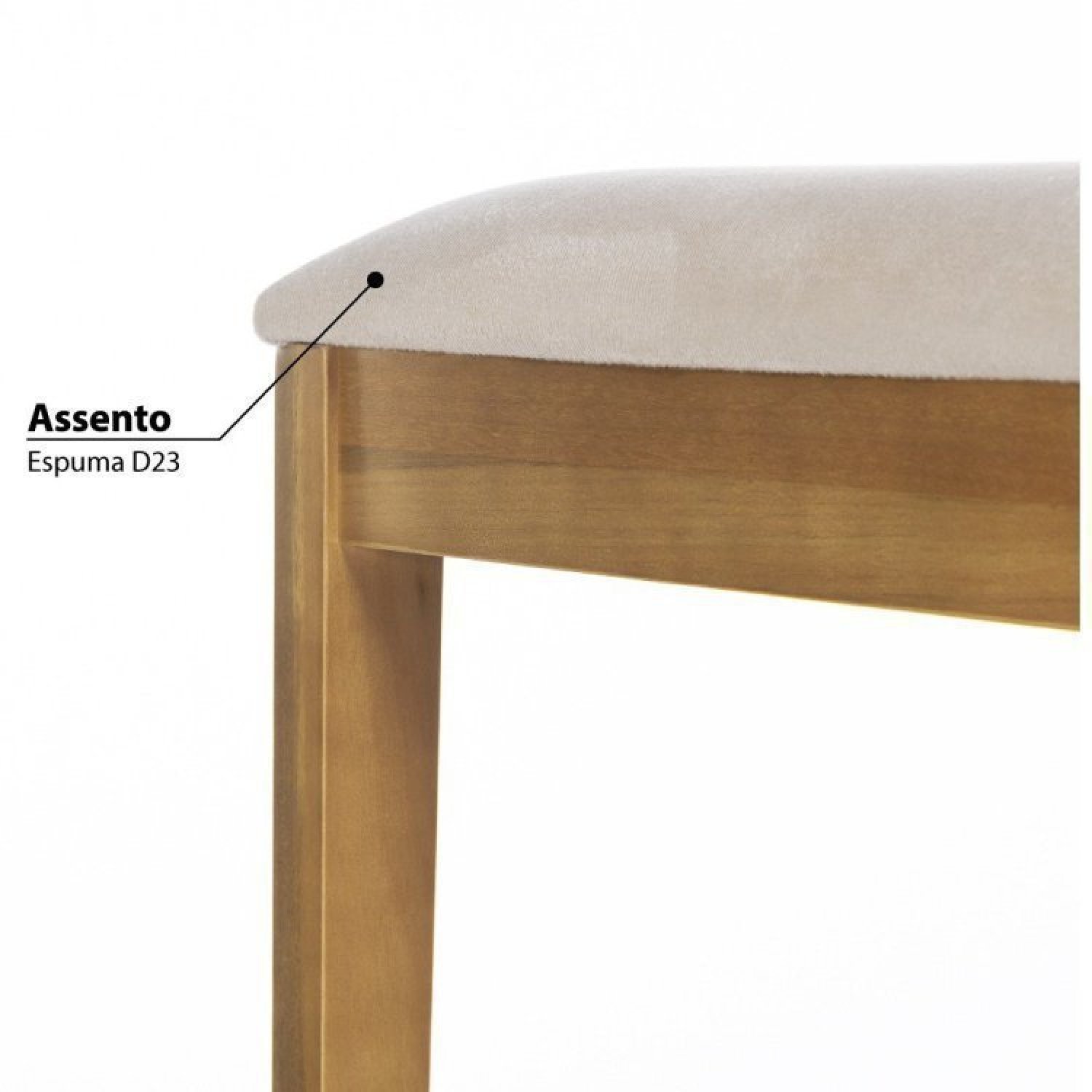 Mesa Bistrô Redonda com 2 Banquetas Íris Eucalipto Casatema - 6