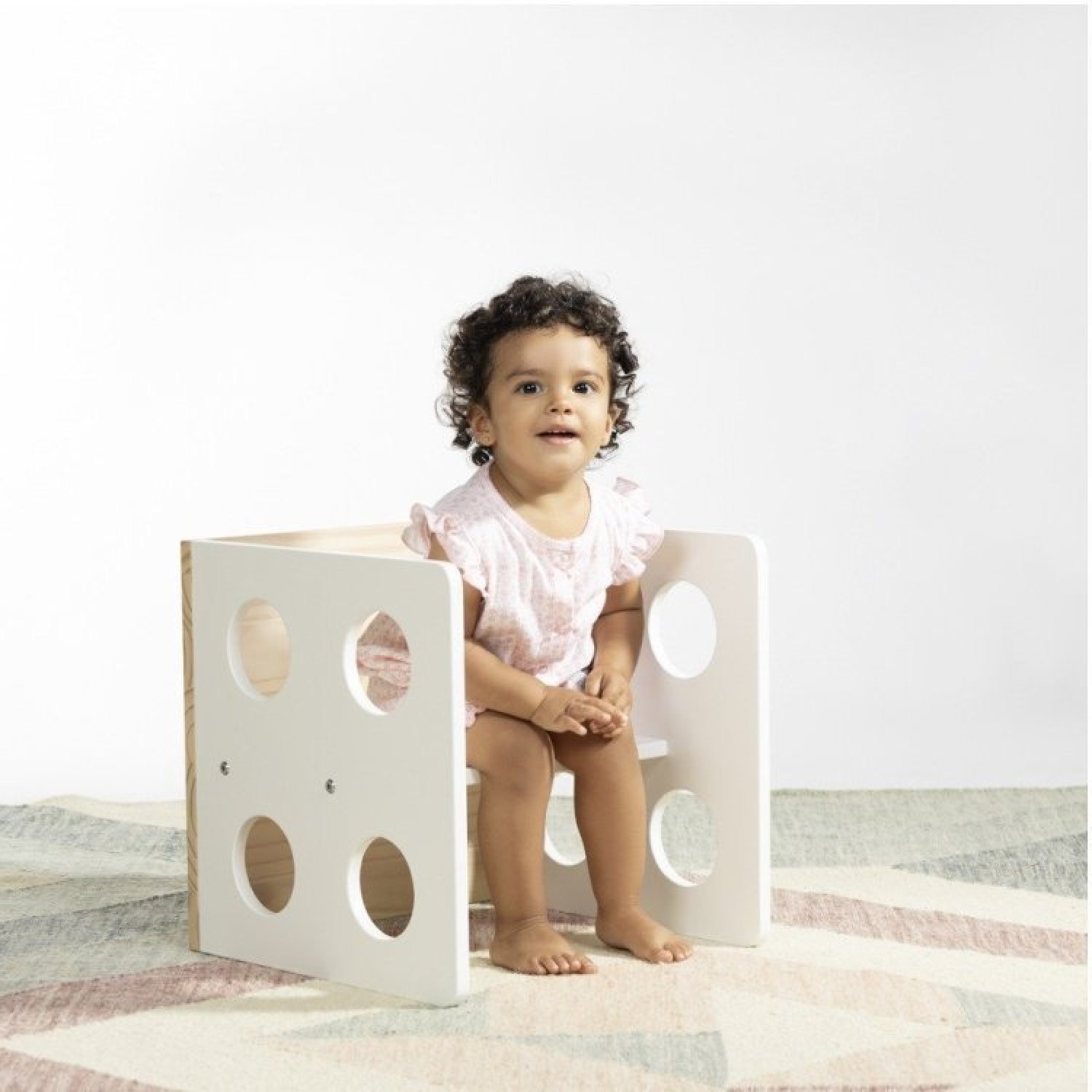 Mesa e Cadeira Infantil Cubo Montessoriano Casatema - 13