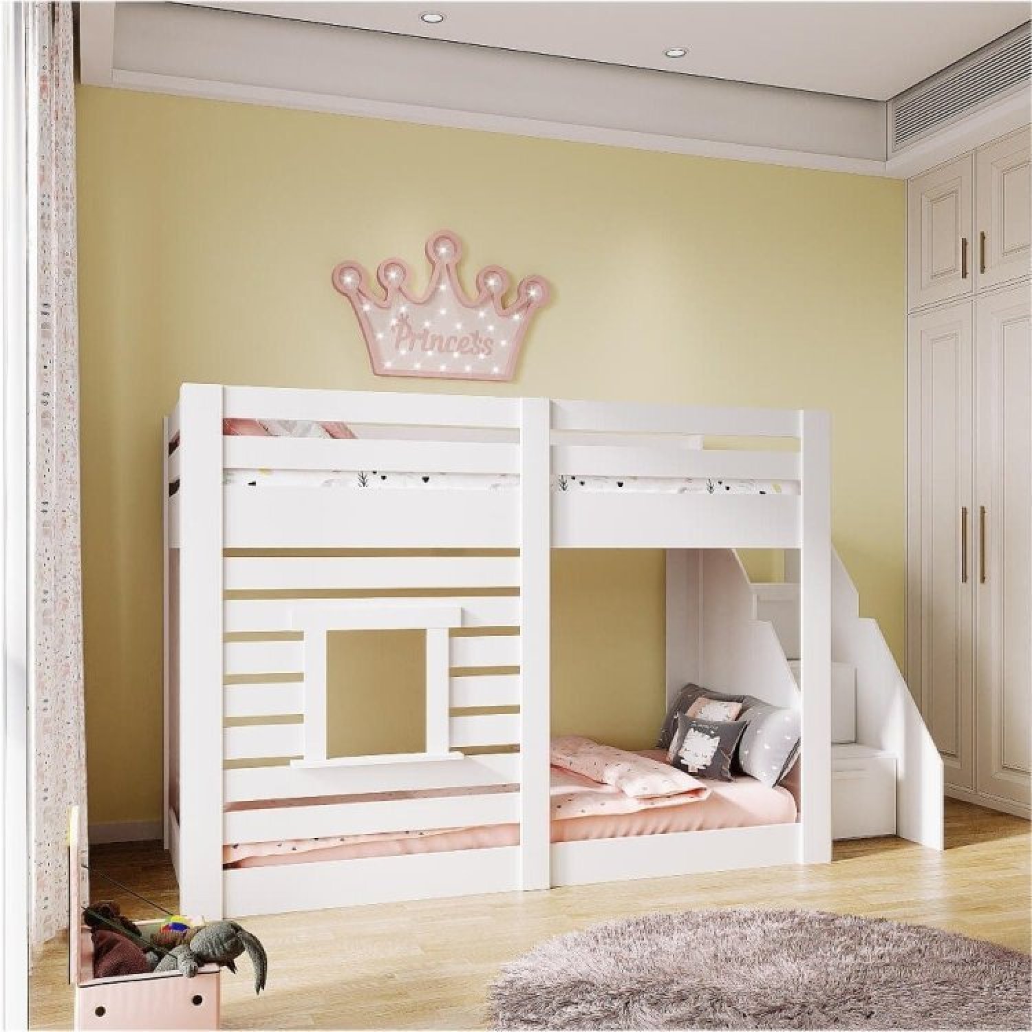 Beliche Montessoriano Star Plus com Janela e Escada Lateral Casatema - 3