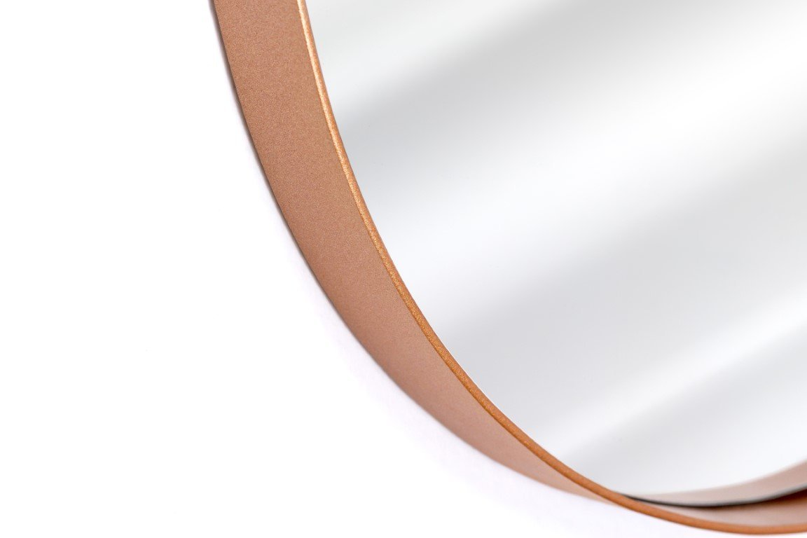 Espelho Decorativo Grande Oval com Moldura Metal Corpo Inteiro 170 X 70 Cm Industrial Bronze - 5