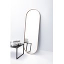 Ver imagem 2 de Espelho Decorativo Grande Oval com Moldura Metal Corpo Inteiro 170 X 70 Cm Industrial