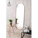 Ver imagem 3 de Espelho Decorativo Grande Oval com Moldura Metal Corpo Inteiro 170 X 70 Cm Industrial