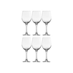 Jogo 6 Taças Água/Vinho Barone 385ml Vidro Nadir Figueiredo (7156) - 1