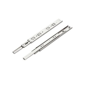 Corrediça Telescópica Larga 500 Mm Zinco Branco Avulsa