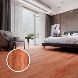 Piso Vinílico Clicado Régua Amadeirado por M² Goiabão Tubrax - 2