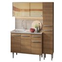 Ver imagem 3 de Armário de Cozinha Compacta 137cm com Pia Rustic Emilly Madesa 08