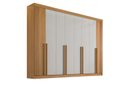 Ver imagem 2 de Guarda Roupa Casal Grande 8 Gavetas - Daymont-cinamomo/off White - Móveis D'doro