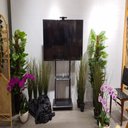 Ver imagem 3 de SUPORTE PEDESTAL PARA TV MOVEL COM PRATELEIRA E RODINHAS ESTANTE PARA MONITOR