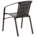 Ver imagem 4 de Kit 4 Cadeiras Alumínio e Mesa Tampo Varanda Piscina Jardim Trama Original