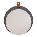 Ver imagem 2 de Espelheira para Banheiro Alça em Couro Lua Espresso Móveis Cinza/Titanium