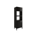 Ver imagem 1 de Torre Quente de Cozinha Paneleiro Alpha 2511 C/ 2 Fornos 3 Portas 70cm Preto - Carraro