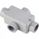 Ver imagem 1 de Condulete Fixo Tipo "x" Tramontina 1.1/2" - Com Tampa - Com Rosca Npt - Com Pintura Tramontina