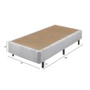 Ver imagem 3 de Base Box Somiê Solteiro Eco Mescla  40x79x198cm