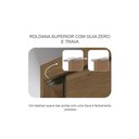 Ver imagem 7 de Guarda Roupa Casal 2 Portas de Correr (1 C/ Espelho) e 6 Gavetas Sienna/versatto Neve - Novo