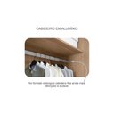 Ver imagem 5 de Guarda Roupa Casal 2 Portas de Correr (1 C/ Espelho) e 6 Gavetas Sienna/versatto Neve - Novo