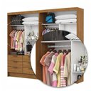 Ver imagem 5 de Closet Casal Duplo Sevilha Premium com 12 Gavetas Freijó