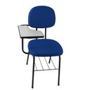 Ver imagem 1 de Cadeira Universitária Secretária com Porta Livros 