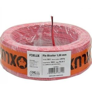 Fio Bicolor 1,5 Mm 2x14 100 Metros Foxlux