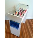 Ver imagem 2 de Mesa Manicure Esmalteiro Porta Toalha Tampo Vidro Temperado