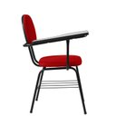 Ver imagem 6 de Cadeira Universitária Secretária com Porta Livros