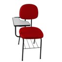 Ver imagem 1 de Cadeira Universitária Secretária com Porta Livros