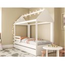 Ver imagem 1 de Bicama Solteiro Infantil Casinha Atenas com Grade Politorno Casatema MadeiraOriginals