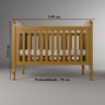 Berço Mini Cama em Madeira Maciça Versailles Plus - 4