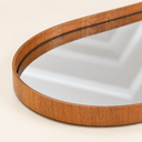 Ver imagem 6 de Bandeja Oval Decorativa Espelhada com Acabamento em Lâmina de Cinamomo e Base Espelhada