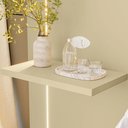 Ver imagem 3 de Cabeceira Casal Modular Lumen Off White com Kit Tomada e LED - Incorplac